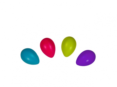 Crayon-Rainbow Egg Shakers