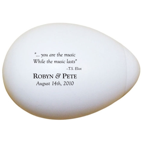 Robyn--Pete Wedding Egg Shaker